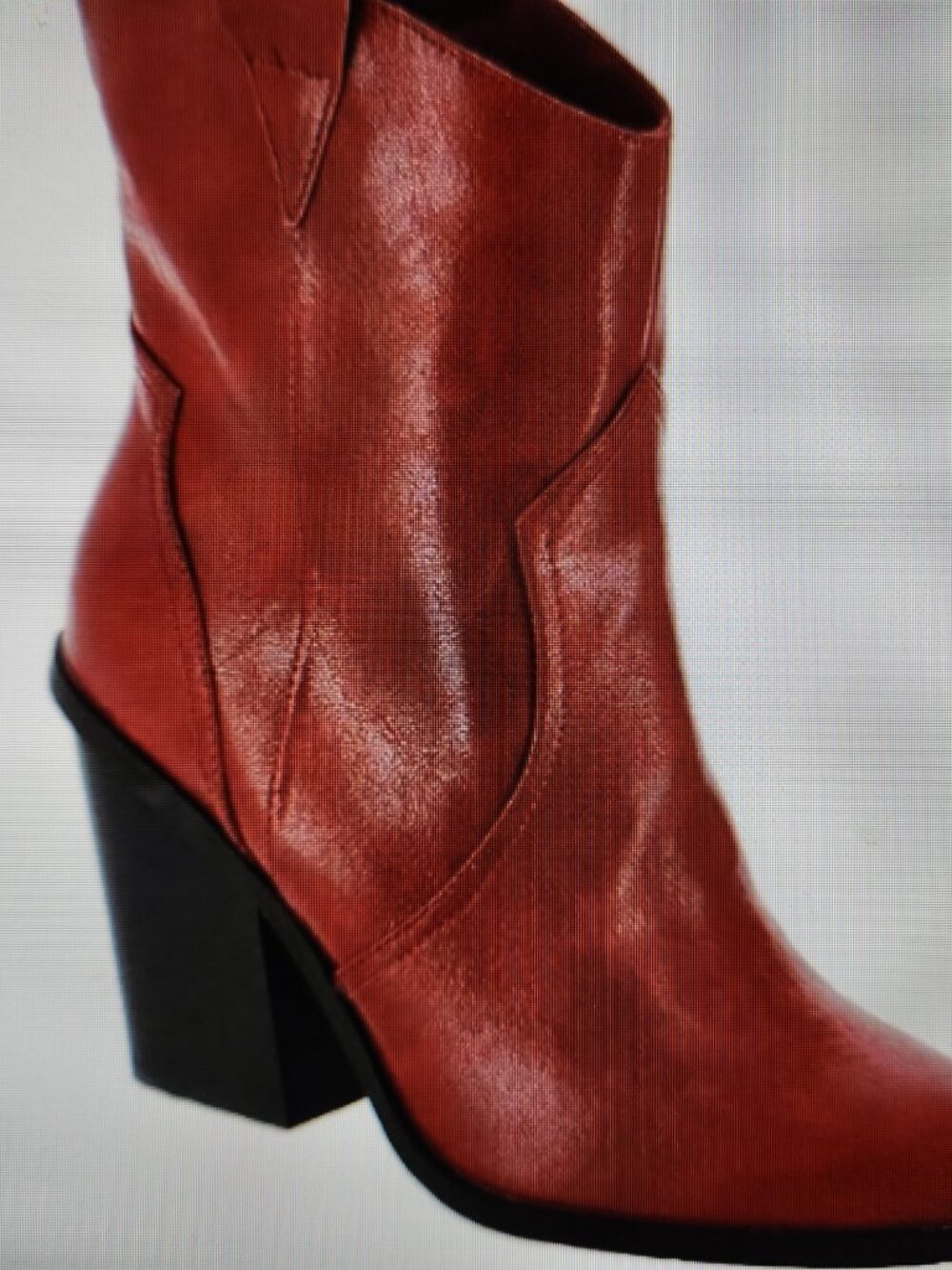 DV by Dolce Vita Red "Nazareth" Western Booties. NIB. Size 7.5 - Picture 10 of 12